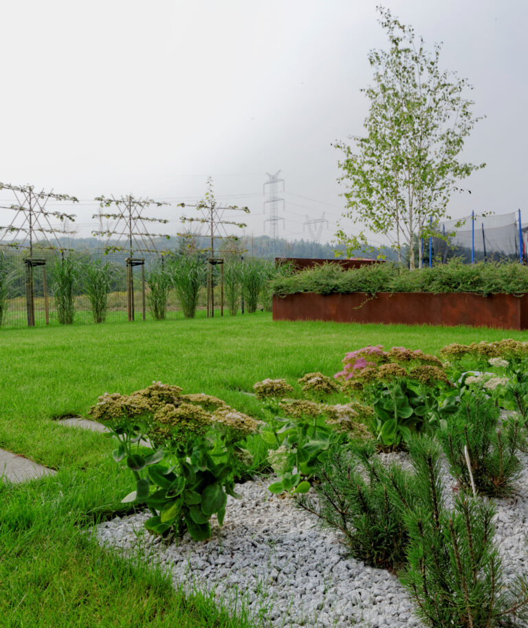 Nowoczesny ogród w Bytomiu