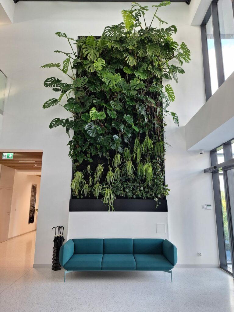 Ogrody wertykalne w biurze