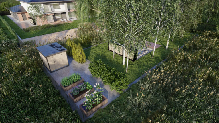 Nasadzenie w ogrodzie - Dąbrowa Górnicza